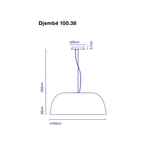 Marset Djembé 100 Pendelleuchte - Agof Store