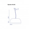 Djembé 100 Lampada a sospensione Marset - Agof Store