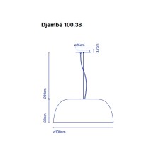Marset Djembé 100 Pendelleuchte - Agof Store Marset Djembé 100 Pendelleuchte - Agof Store
