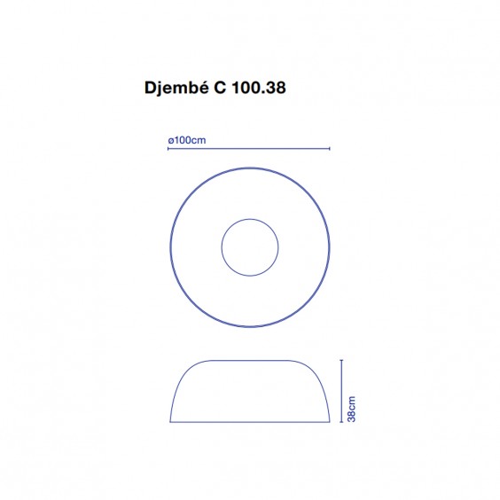 Marset Djembé C 100 wall ceiling lamp - Agof Store