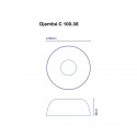 Djembé C 100 Lampada a soffitto Marset - Agof Store