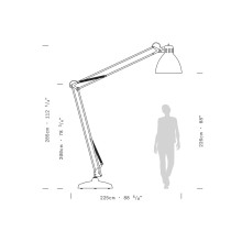 JJ Great Lampada da terra Leucos - Agof Store