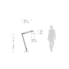 Leucos JJ Mid floor lamp - Agof Store