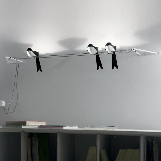 Martinelli Luce Le Rondini wall lamp - Agof Store