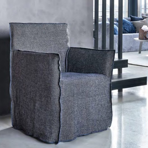 Ghost 25 sedia con braccioli Gervasoni - Agof Store