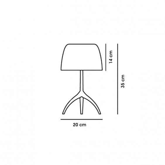 Foscarini Lumiere Nuances Tischleuchte - Agof Store