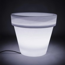 Serralunga Bordato Liscio Light pot with light - Agof Store Serralunga Bordato Liscio Light pot with light - Agof Store