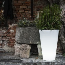 Liscio Siena Light Vaso con luce Serralunga - Agof Store