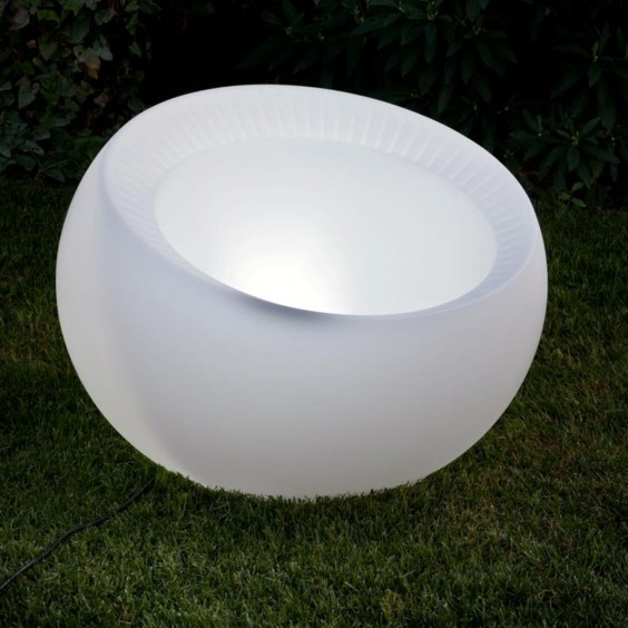 Serralunga Uovo di Colombo Light pot with light - Agof Store