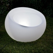 Serralunga Uovo di Colombo Light pot with light - Agof Store Serralunga Uovo di Colombo Light pot with light - Agof Store