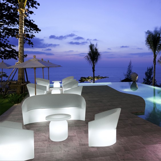 Serralunga Pine Beach Light sofa with light - Agof Store