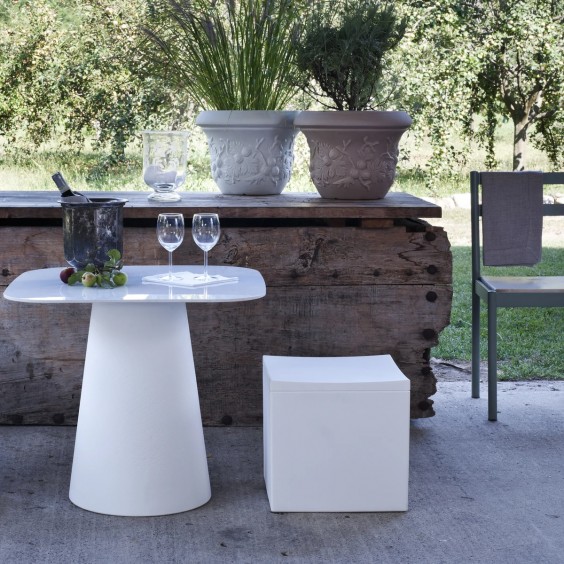Serralunga Lounge Cube Pouf - Agof Store
