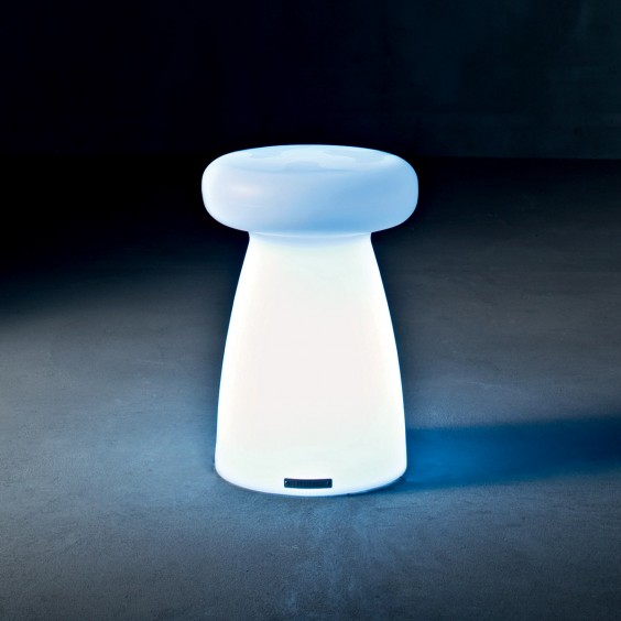 Serralunga Porcino Light stool with light - Agof Store