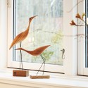 Warm Nordic Beak Bird Tall Heron Holzfigur - Agof Store