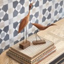 Warm Nordic Beak Bird Low Heron Holzfigur - Agof Store