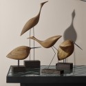 Beak Bird Awake Snipe statuetta in legno Warm Nordic - Agof Store