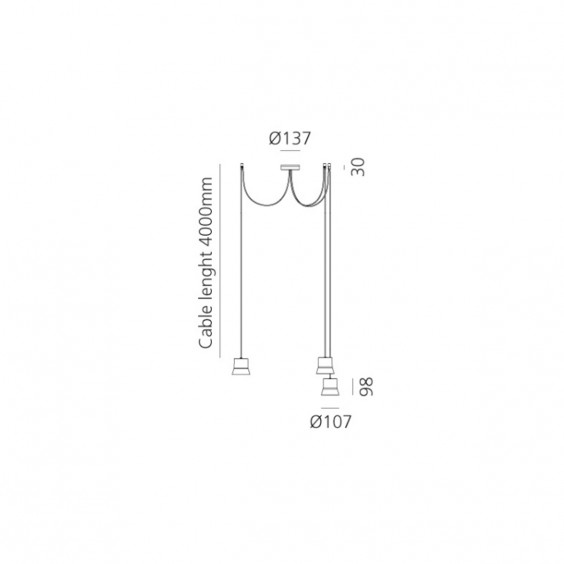 Artemide GIO.Light Cluster Lampada a sospensione - Agof Store