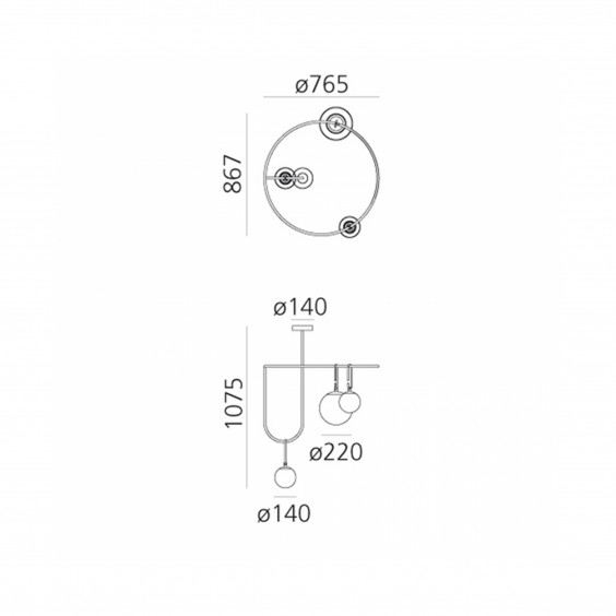 Artemide Nh S4 Circulaire Pendelleuchte - Agof Store