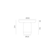 Artemide Bontà con Piatto Lampada da tavolo - Agof Store Artemide Bontà con Piatto Lampada da tavolo - Agof Store