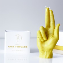 Gun Fingers candela Candle Hand - Agof Store