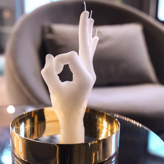 Candle Hand OK Kerze - Agof Store