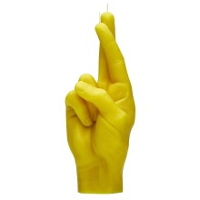Candle Hand Crossed Fingers Kerze - Agof Store