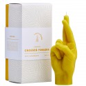 Candle Hand Crossed Fingers Kerze - Agof Store