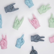 Candle Hand Peace Baby Kerze - Agof Store