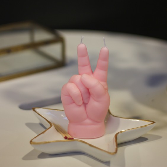 Candle Hand Peace Baby Kerze - Agof Store