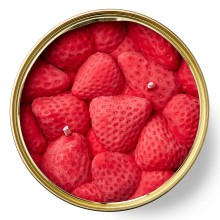 Ripe Strawberry candela Candle Hand - Agof Store