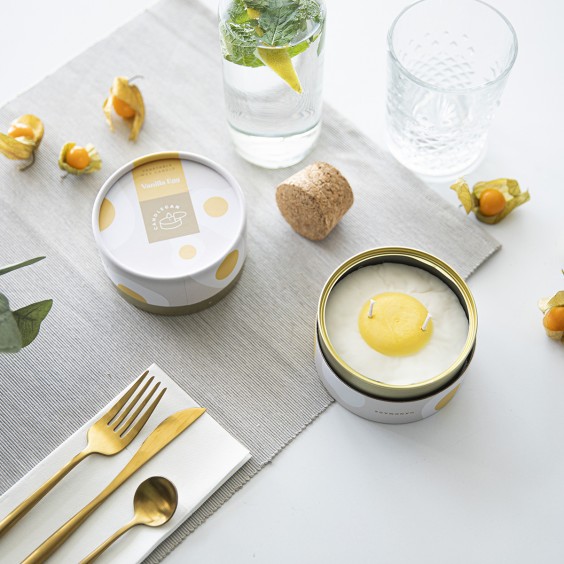 Candle Hand Vanilla Egg Kerze - Agof Store