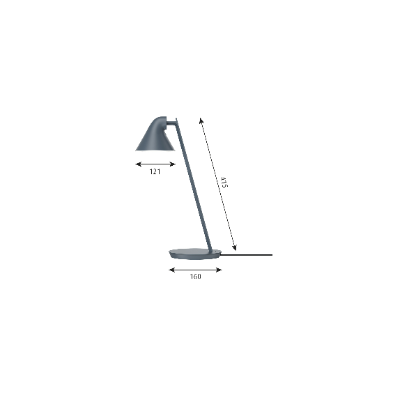 Louis Poulsen NJP Mini table lamp - Agof Store