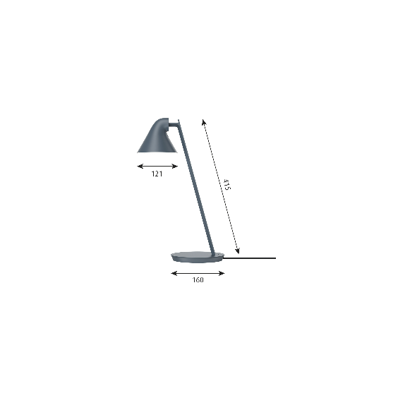NJP Mini Lampada da tavolo Louis Poulsen - Agof Store