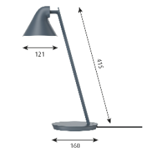 NJP Mini Lampada da tavolo Louis Poulsen - Agof Store NJP Mini Lampada da tavolo Louis Poulsen - Agof Store