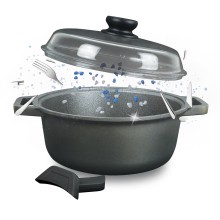 Risoli BLACKplus Induction Schmortopf Mit Deckel - Agof Store Risoli BLACKplus Induction Schmortopf Mit Deckel - Agof Store