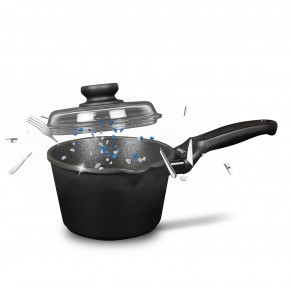 Risoli BLACKplus Induction Ø16 Cm Schmortopf Mit Deckel - Agof Store