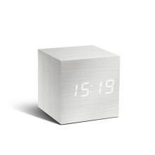 Cube Click Clock orologio da tavolo Gingko - Agof Store Cube Click Clock orologio da tavolo Gingko - Agof Store