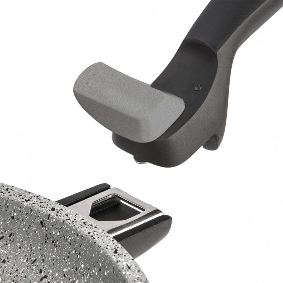 Barazzoni Induction Facile Long-Handled Wok With Grip - Agof Store