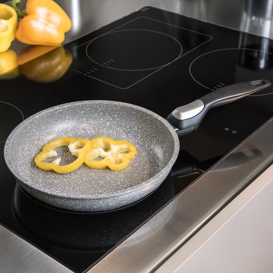 Barazzoni Induction Facile Long-Handled Wok With Grip - Agof Store