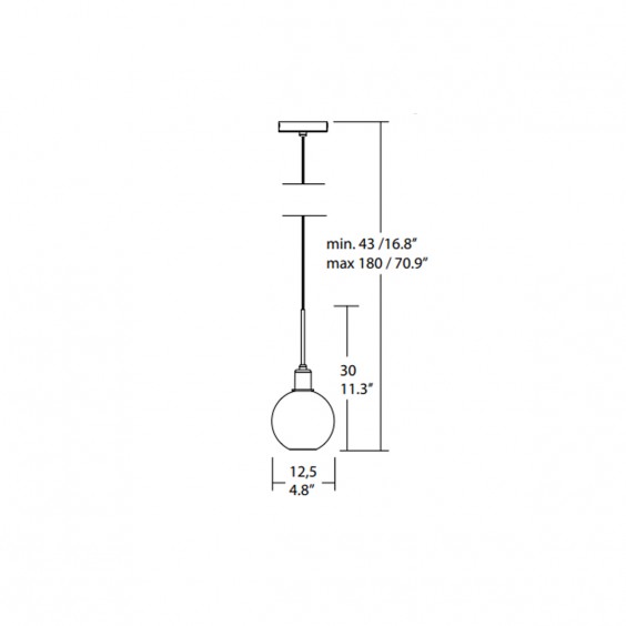 Diva 1 Lampada a sospensione Sp Light - Agof Store