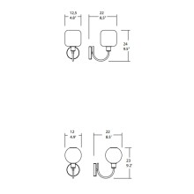 Sp Light Diva 1 wall lamp - Agof Store Sp Light Diva 1 wall lamp - Agof Store
