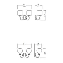 Sp Light Diva 2 Wandleuchte - Agof Store