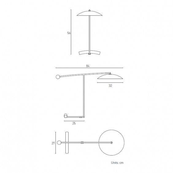 Lumen Center Orbit table lamp - Agof Store