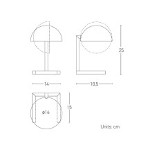 Lumen Center Mja table lamp - Agof Store
