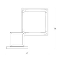 Lumen Center Quadro Tischleuchte - Agof Store