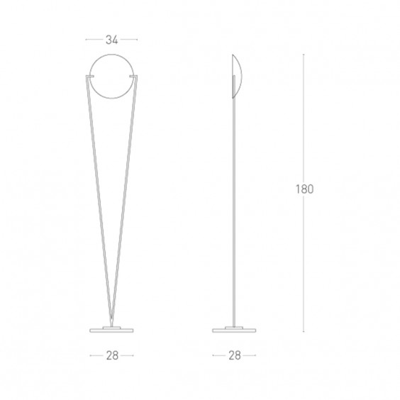 Lumen Center Victory floor lamp - Agof Store