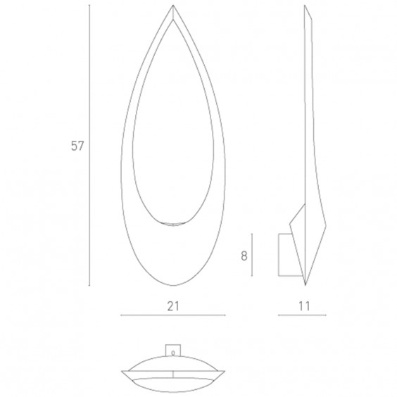 Lumen Center Blum wall lamp - Agof Store