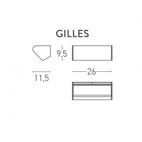 Lumen Center Gilles wall lamp - Agof Store