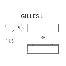 Gilles Lampada da parete Lumen Center - Agof Store