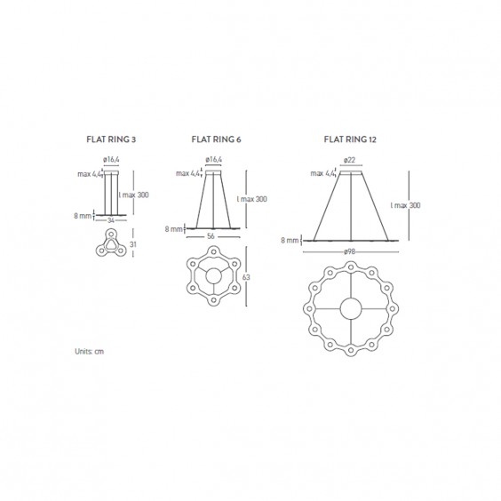 Flat Ring Lampada a sospensione Lumen Center - Agof Store